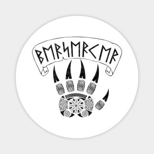 Berserker Bear Claw, Vikings, Norse Magnet